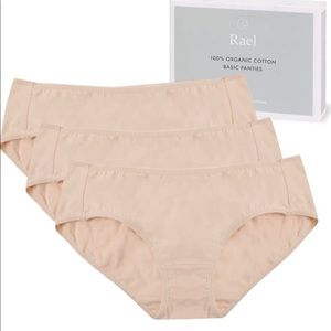 Rael | Organic Cotton Basic Women's Panties Underwear 3 pack